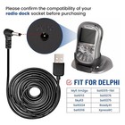 Anina 5v Usb Power Cord Cable  5ft Car Charger Connector For Sirius Xm Radio    