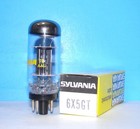 6x5gt Nos Sylvania Amplifier Radio Audio Tubular Vintage Vacuum Tube Tested 6x5g