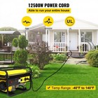 Vevor 25  50a Rv Camp Power Cord Generator Cord 6 3   8 1 Awg Nema 14-50p To Bar