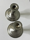 1960s Vintage Reed   Barton Pewter Set Of 2 Candle Holders