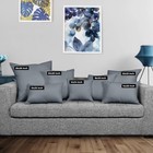 Utopia Bedding Throw Pillows Insert  pack Of 2  Grey  - 18 X 18 Inches Bed    