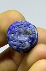 Ancient  Sassanian  Seal Lapis Stone Stamp Bead
