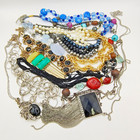 Necklace Lot Of 15 Vintage-modern Most Wearable Craft Repurpose Upcycle As-is