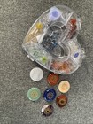 Seven Chakra Set Of Crystal Stone Gems Yoga Energy Stones Heart Kit-5 Available
