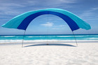 Wind Powered Beach Canopy Sun Shelter     Lightweight Portable Shade  3 Min Setup