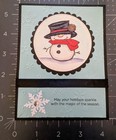 Water Colored Snowman Christmas Card Kit Made With Some Stampin Up