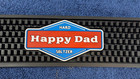 Happy Dad Spill Stop Bar Mat Black Rubber