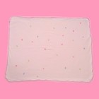 Pottery Barn Little Girl Pink Baby Blanket Stars Quilted 100  Cotton Vtg 2008