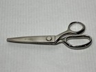 Gingher Pinking Shears G-7p With Box Chrome Scissors Crafts Fabric Vintage Italy