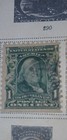 1 Cent Stamp-green Extremely Rare 1900 s See Pics
