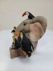 Tuskers Henry Elephant    toucan Be My Friends     Figurine Ornament 