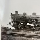 Vintage Steam Locomotive Ligonier 507 Railroad Photo 4x5 B w Gelatin Orig