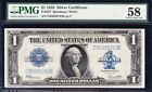Awesome Crisp High Grade 1923  1 Silver Certificate  Pmg 58  Free Ship  Tc18