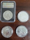2017-2019 Landmarks Of Britain 1 Oz  999 Silver 4 Coin Complete Set