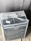 Pair Ac dc Vaultz Back In Black Vinyl Record Storage Box Empty Lp Case With Lock
