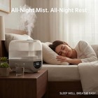 Humidifiers For Bedroom  6 5l Top Fill For Large Room  Cool And Warm Mist