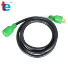 Generator Extension Cord 10 15 25 40 50ft 30 Amp 4 Prong Nema L14-30p To L14-30r