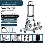 Folding Hand Truck Aluminum Luggage Trolley Cart Dolly With Telescoping Handle