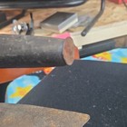 Antique Vintage Sad Iron Flat Iron Metal W  Brown Wooden Handle