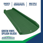 24 In  Green Vinyl Splash Block