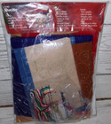 Bucilla Christmas Stocking Felt Applique Kit  Santa Watching  28  84596 New