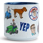 King Of The Hill Episode Icons Single Stackable Ceramic Mug   Holds 13 Ounces