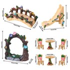 9pcs Fairy Garden Accessories Miniature Garden Ornament Kit Landscape Decoration