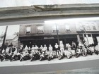 1940s  Panoramic Motorcycle Photo  Near Madison  Il  Professionally Framed