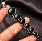 Natural Black Onyx Gemstone 925 Sterling Silver Handmade Jewelry Pendant 2 80 