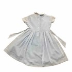 Vintage Sheer  Light Blue Girl Dress By Kate Greenaway  Keepsake  6-8y    
