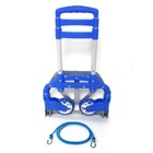 Cart Folding Dolly Push Truck Trolley Luggage Aluminium Bungee Cord New -