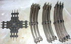 Lot Of 43 Marx O-27 Tracks  26 Straight  16 Curved  1 Cross Over Track