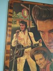 Elvis Vintage 80s  Wood Montage Collage Art Print On Laminated Wood By G giuffre