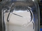  killer Pictorial Anchor  Aqua Blue  1870 s 1 Pint Gxiii-65 Whiskey Flask 