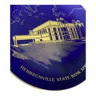 1987 Hebbronville State Bank Advertising Plate Texas Vintage Collectible