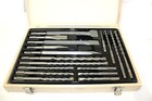 17pc Sds Plus Rotary Hammer  Drill Bit   Chisel Groove Concrete Fit Bosch Hilti