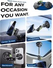 Magic John Magnetic Car Phone Holder 360   Adjustable Carphone Mount Durablemetal