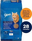 9lives Daily Essentials Dry Cat Food Chicken  Beef   Salmon Flavors  28 Lb  Bag