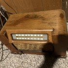 Vintage Philco Vacuum Tube Radio Woodenart Deco Victorian 1942 Model 42-321 Read