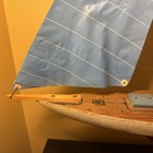 Vintage Wooden Pond Yacht 28    Oal