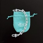 Tiffany Hardwear Large Link Bracelet Sterling Silver 925 Size Medium