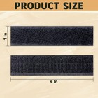 Hook And Loop Tape  1 X 4 Inches Heavy Duty Fastener Strips With Adhesive For In