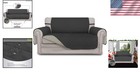 Elegant Microfiber Couch Protector - Water-resistant Reversible Loveseat Cover