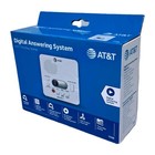New At t Digital Answering System Time   Day Stamp Model 1740 White Compact 