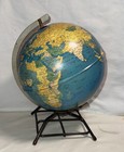 Replogle Globes Simplified 8 Inch Globe On Wire Stand Made In Usa