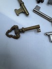Authentic Antique Skeleton Keys Lot Vintage Barrel Lock Craft Decor Collectible
