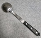 Revere Ware Large Serving Spoon Metal Black Riveted Composite Handle Stainless