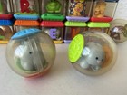 Fisher-price Vintage Peek-a-boo Blocks  Roll A Rounds  Lot Of 19