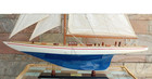 Xl Painted Enterprise 1930 America s Cup Yacht J Boat Wood Model 46 9  Sailboat