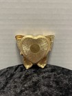 Estee Lauder White Linen Green Enamel Butterfly Solid Perfume Compact Only Nwob